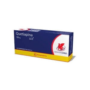 Quetiapina 100 mg x 30 comprimidos LCh